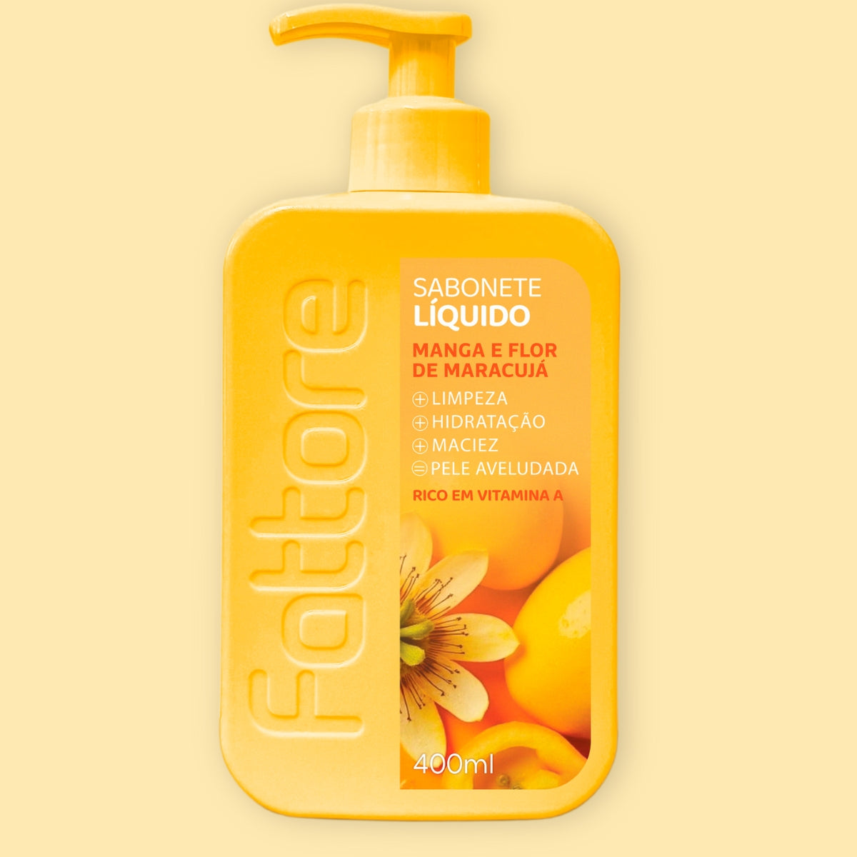 Kit Premium Fattore Manga e Flor de Maracujá – Hidratação, Limpeza e Esfoliação