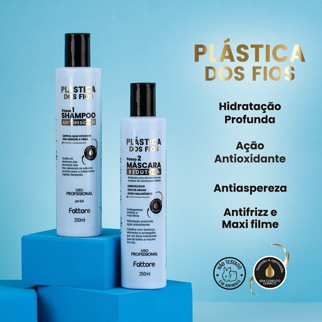 Kit Plástica dos Fios Redutora 250ml