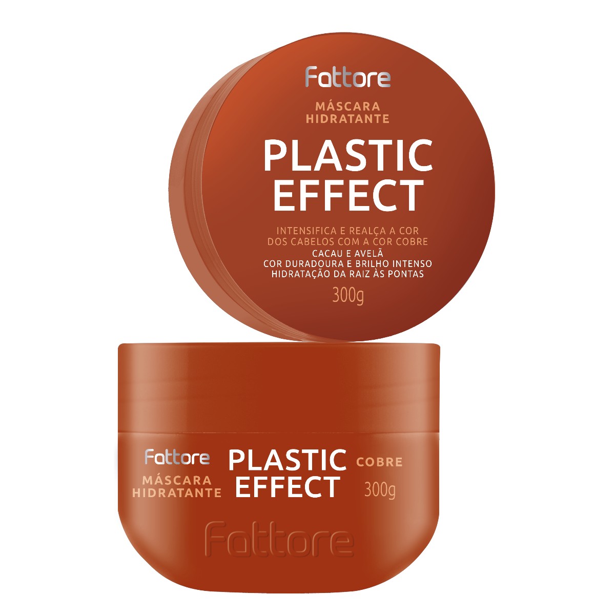 Fattore Máscara Tonalizante Cobre – 300g – Fattore Cosméticos
