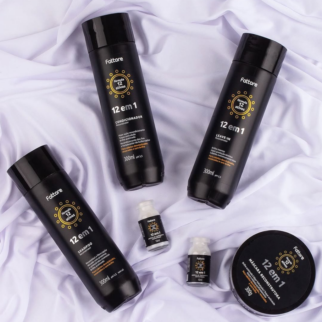 Fattore Condicionador 12 em 1 Reconstrução Profunda – 300ml