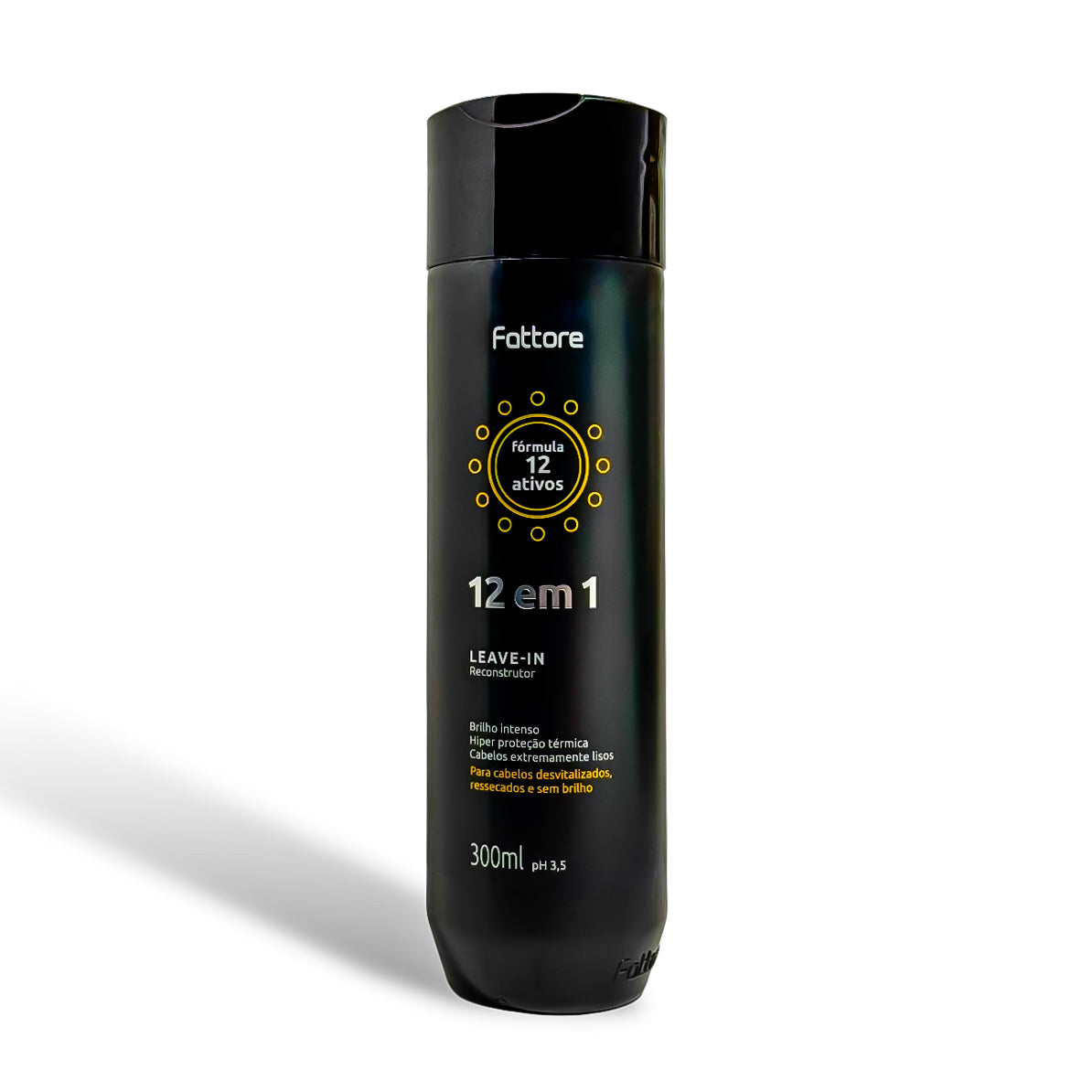 Fattore Leave-In 12 em 1 Reconstrutor com Proteção Térmica – 300ml