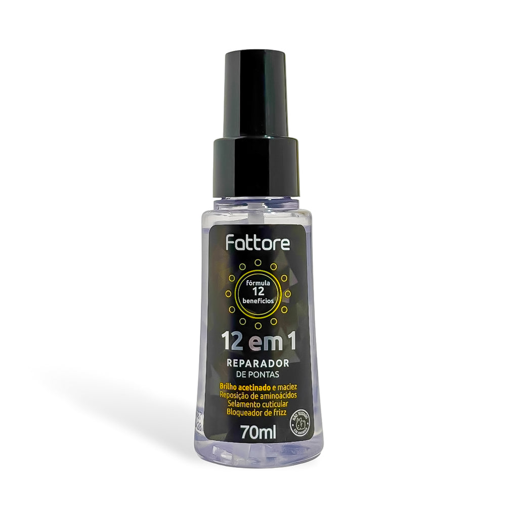 Fattore Reparador de Pontas Fattore 12 em 1 – Selagem e Anti-Frizz 70ml