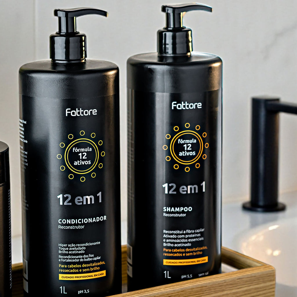 Fattore Condicionador Reconstrutor 12 em 1 1L - Reconstrução Profunda