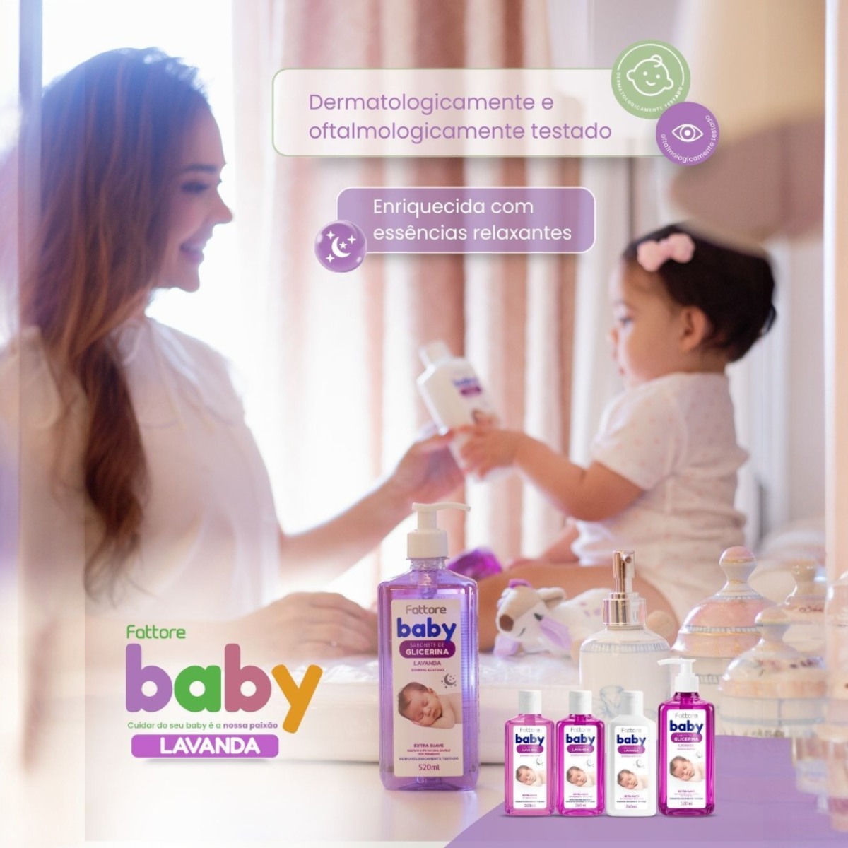 Deo Colônia Baby Extra Suave Lavanda 260ml