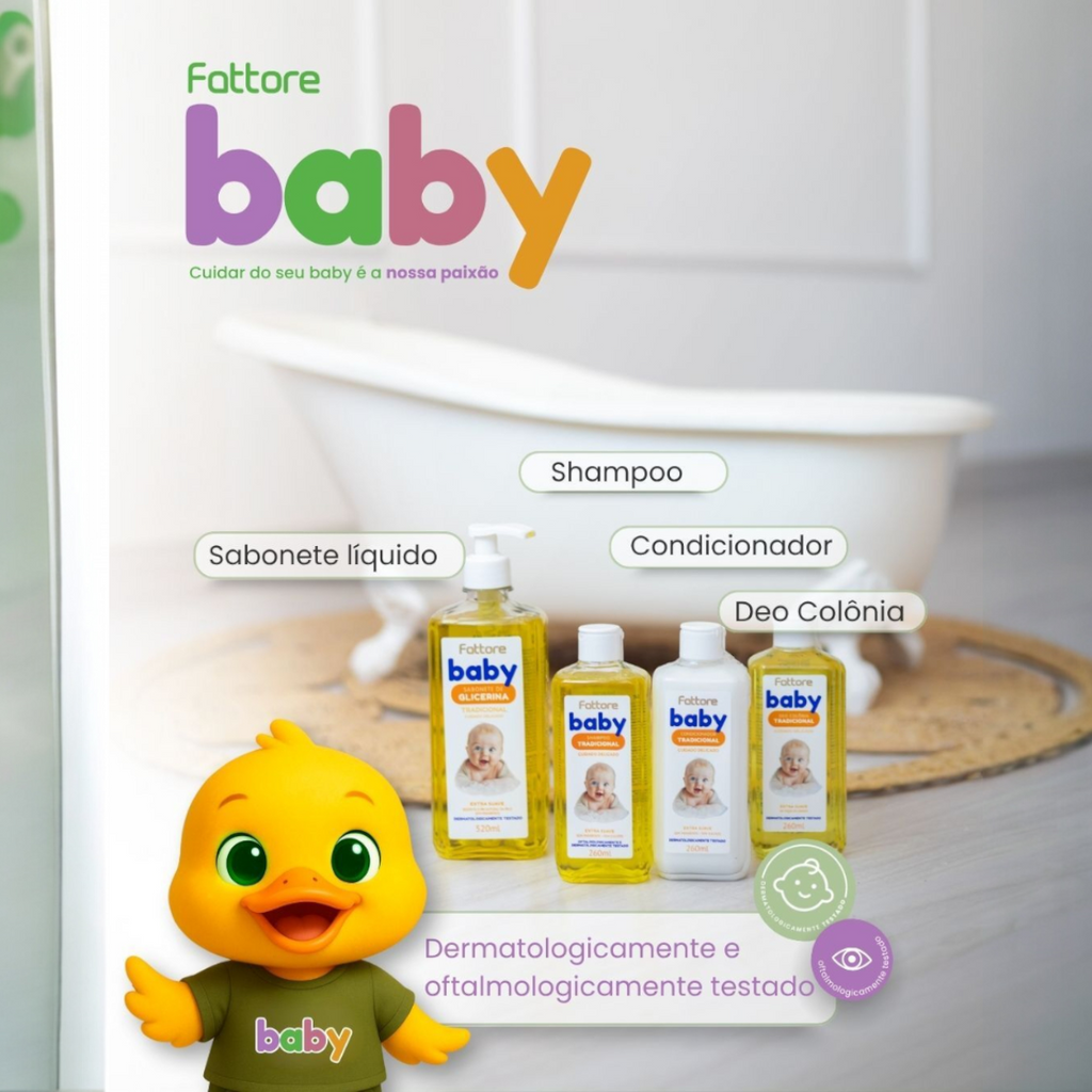 Fattore Condicionador Extra Suave Baby Lavanda – 260ml