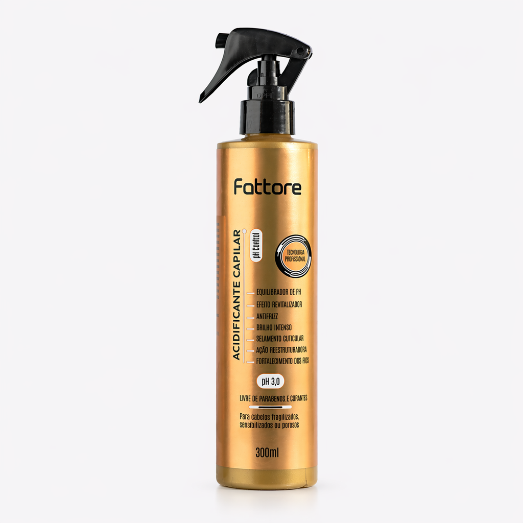 Fattore Spray Acidificante – Regulador de pH e Brilho Sem Frizz 300ml