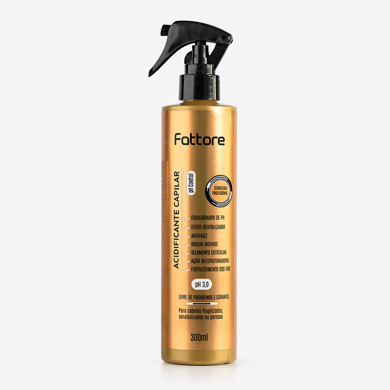 Fattore Spray Acidificante – Regulador de pH e Brilho Sem Frizz 300ml