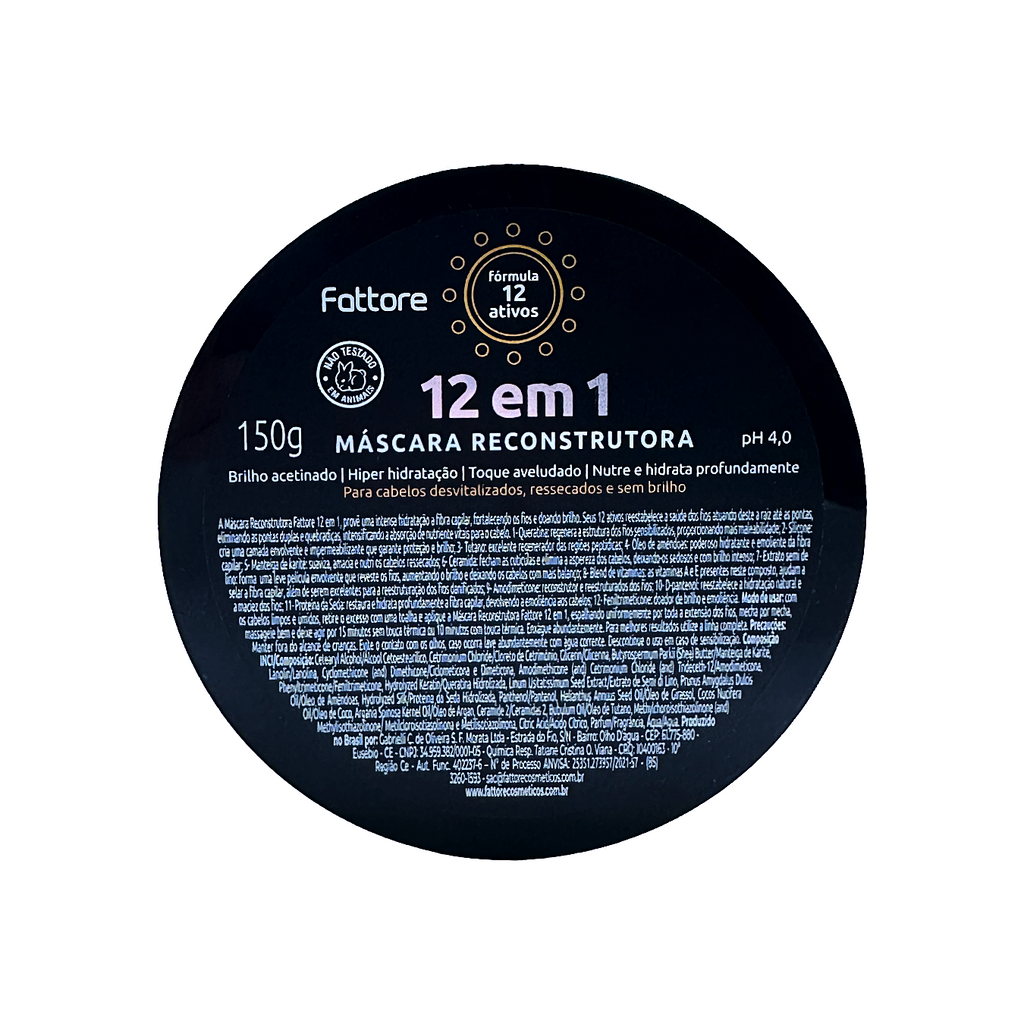 Fattore Máscara de Tratamento 12 em 1 – 150g