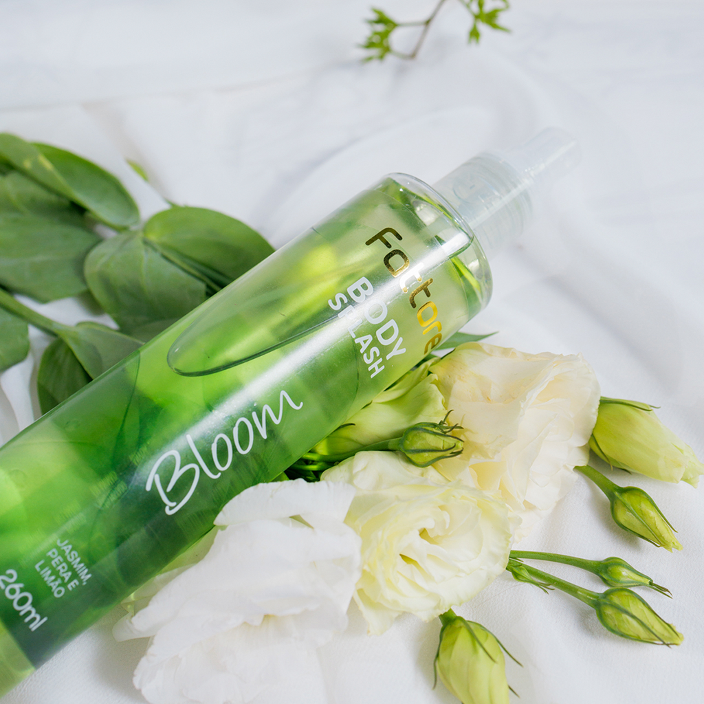 Fattore Body Splash Bloom 260ml – Fragrância Vibrante Cítrica