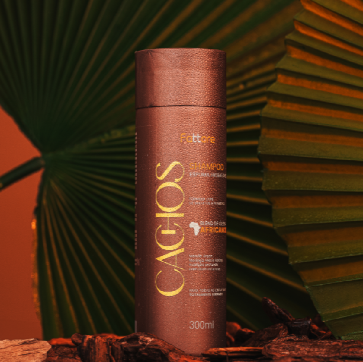 Shampoo Fattore Cachos Óleos Africanos 300ml