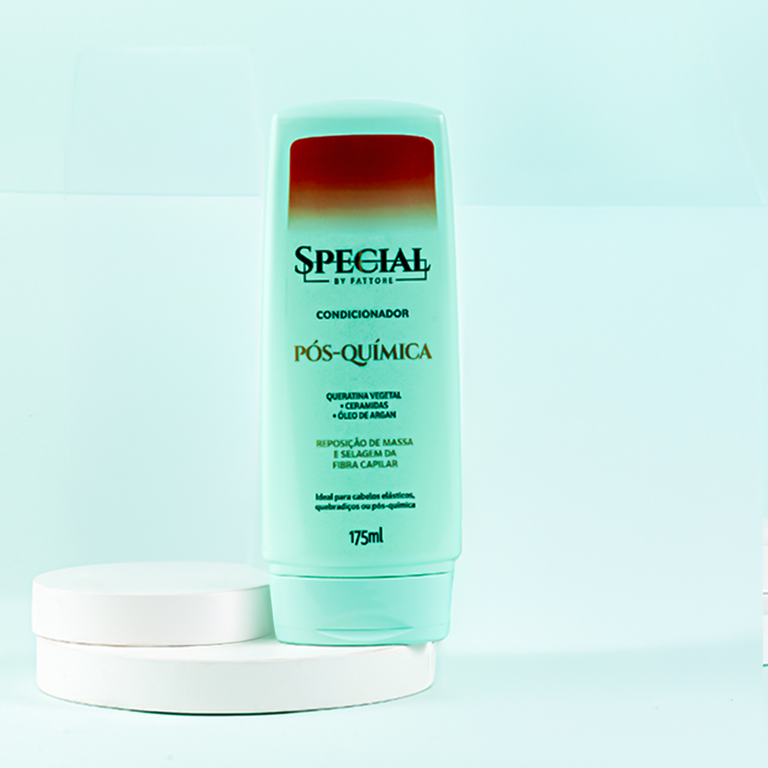 Kit Completo Pós Química - Shampoo + Condicionador + Máscara Special By Fattore