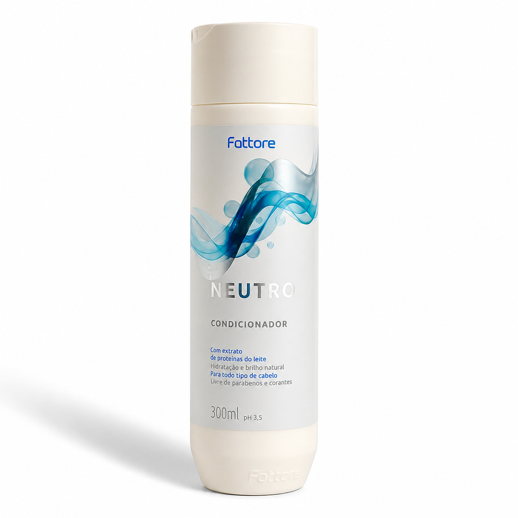 Fattore Condicionador Neutro 300ml – Hidratante com Proteínas do Leite