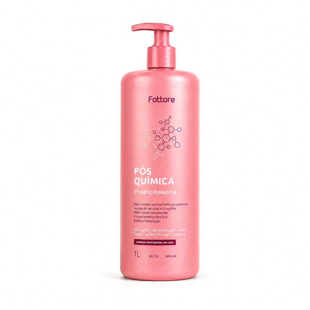 Fattore Condicionador Pós-Química 1L – Condicionamento e Maciez