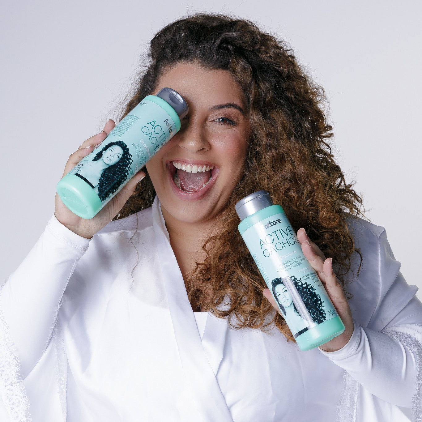 Kit Fattore Active Cachos - Hidratação e Definição Sem Frizz