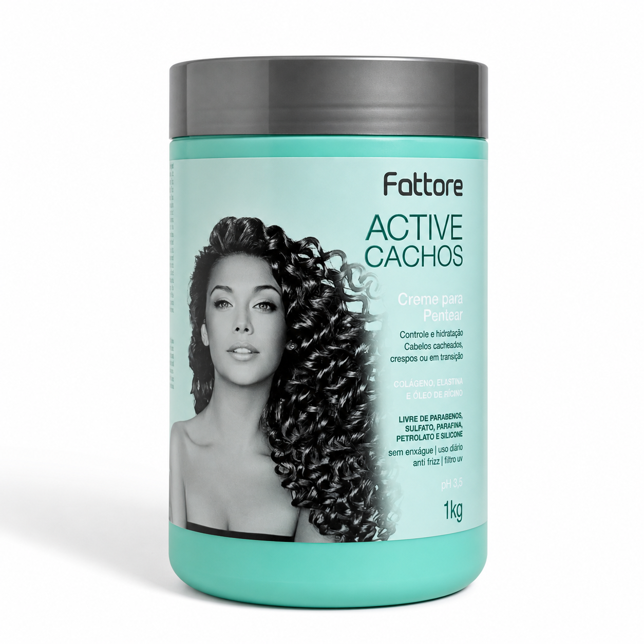 Fattore Creme de Pentear Active Cachos – Definição Sem Frizz 1KG