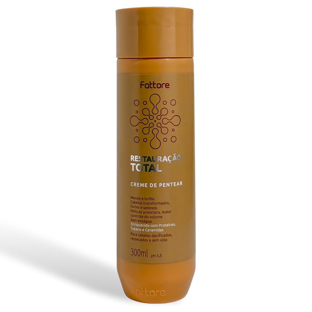 Creme de Pentear Fattore Restauração Total 300ml – Proteínas e Ceramidas