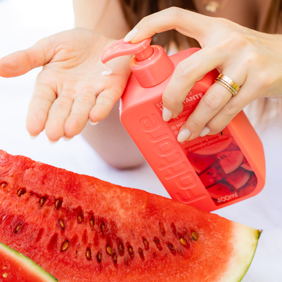 Loção Hidratante Morango e Melancia 400ml