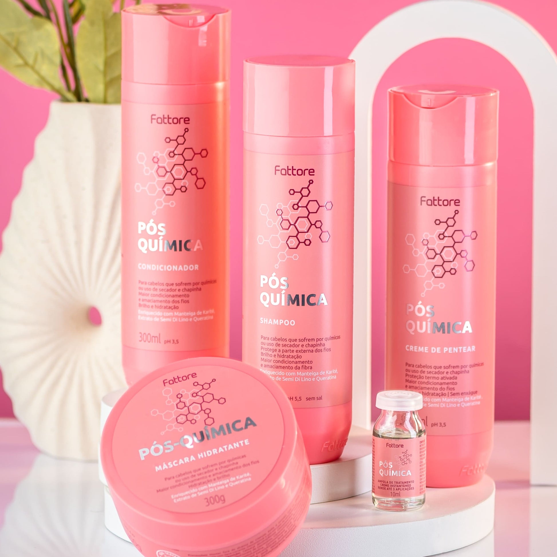 Fattore Condicionador Pós-Química 300ml – Condicionamento e Maciez