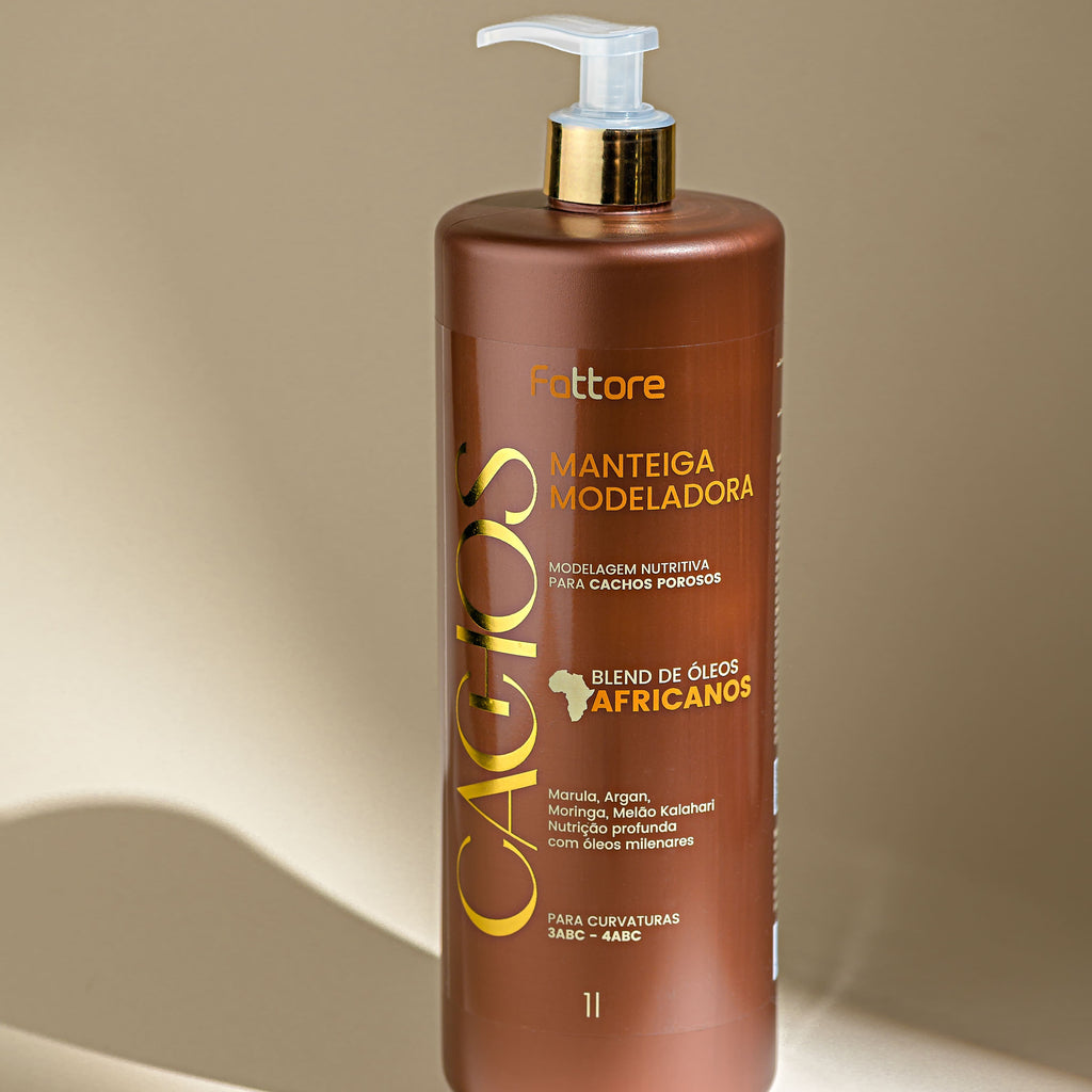 Fattore Manteiga Modeladora Cachos 1L – Nutrição e Definição