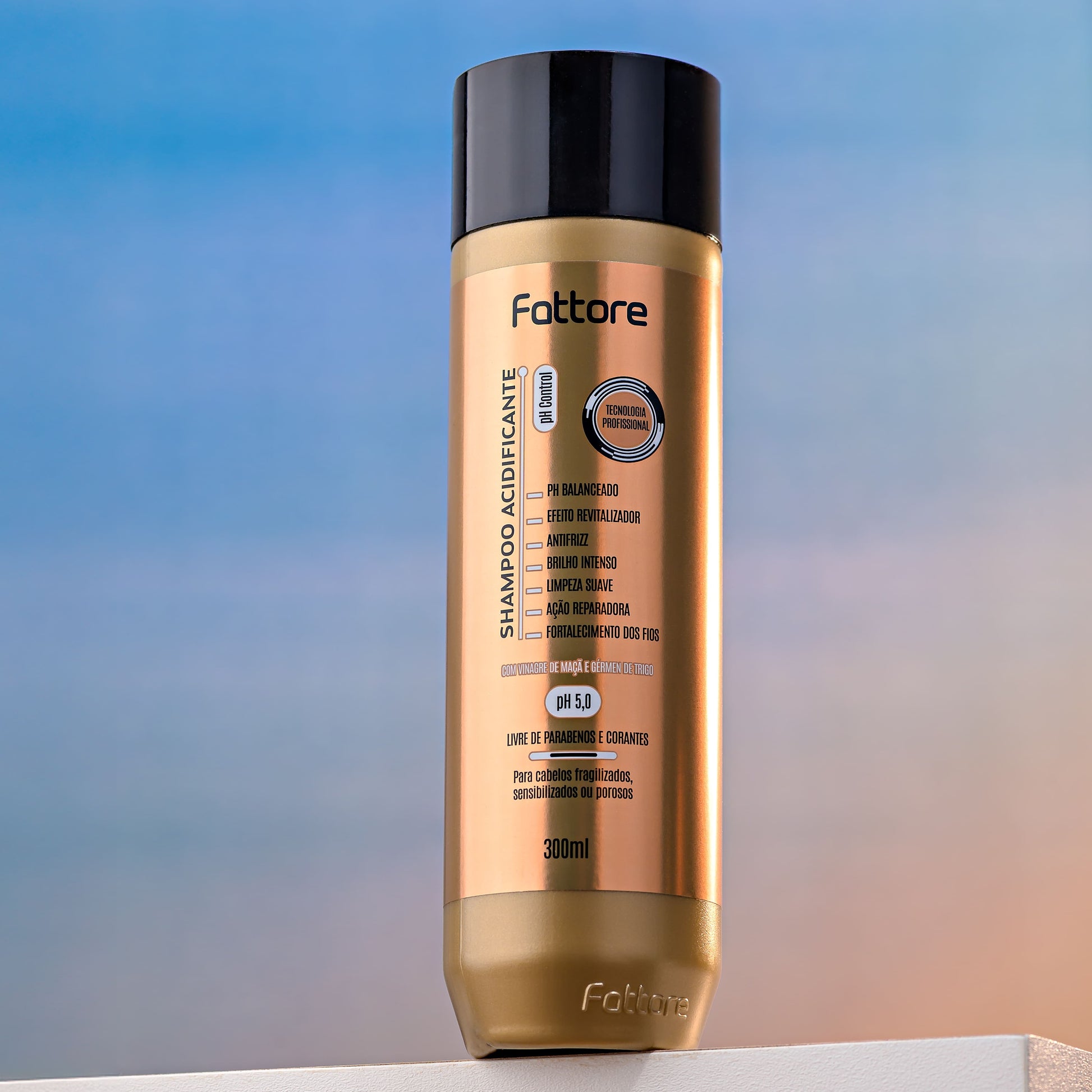 Fattore Kit Acidificante Capilar – Brilho Intenso e Controle do Frizz (3 Itens)