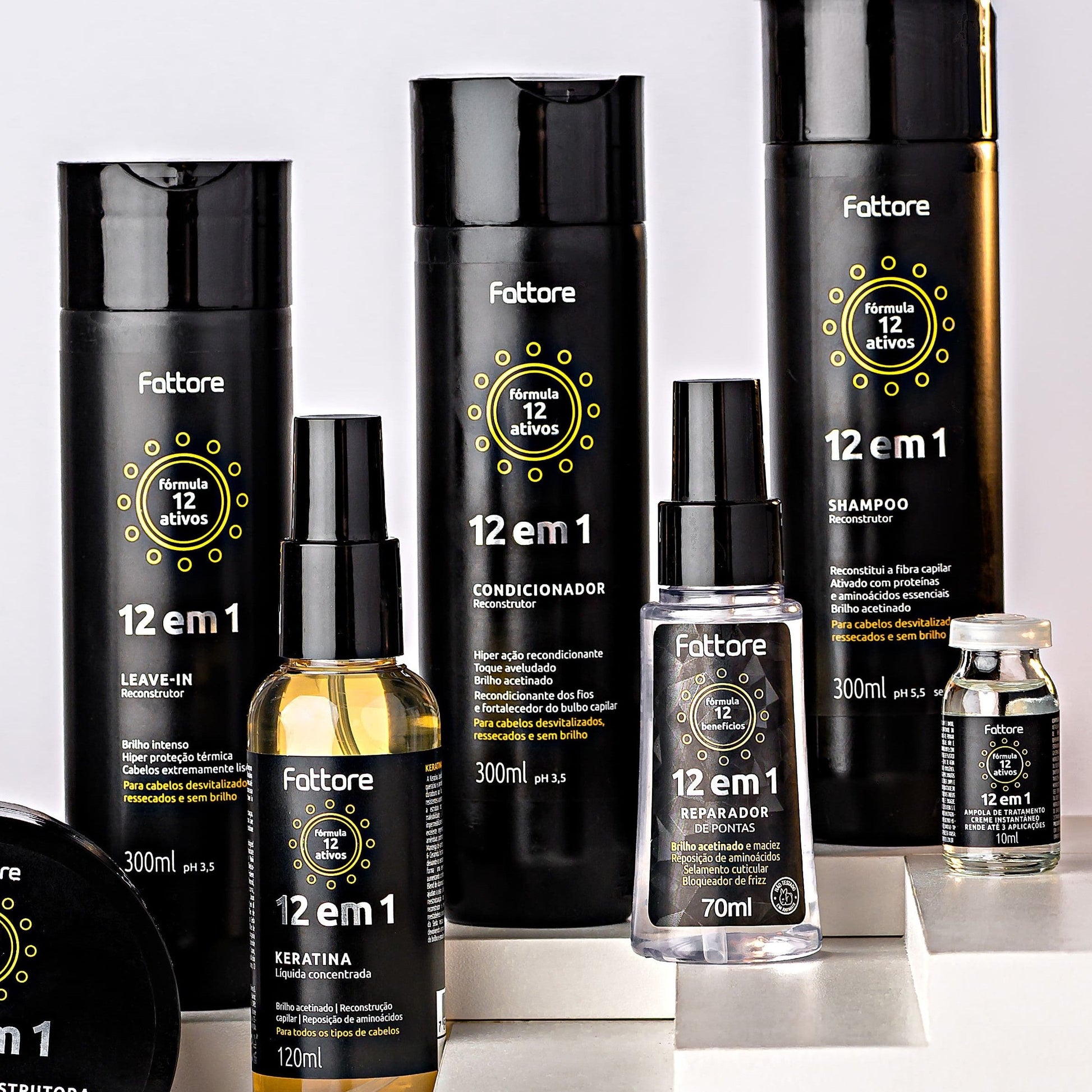 Fattore Condicionador 12 em 1 Reconstrução Profunda – 300ml