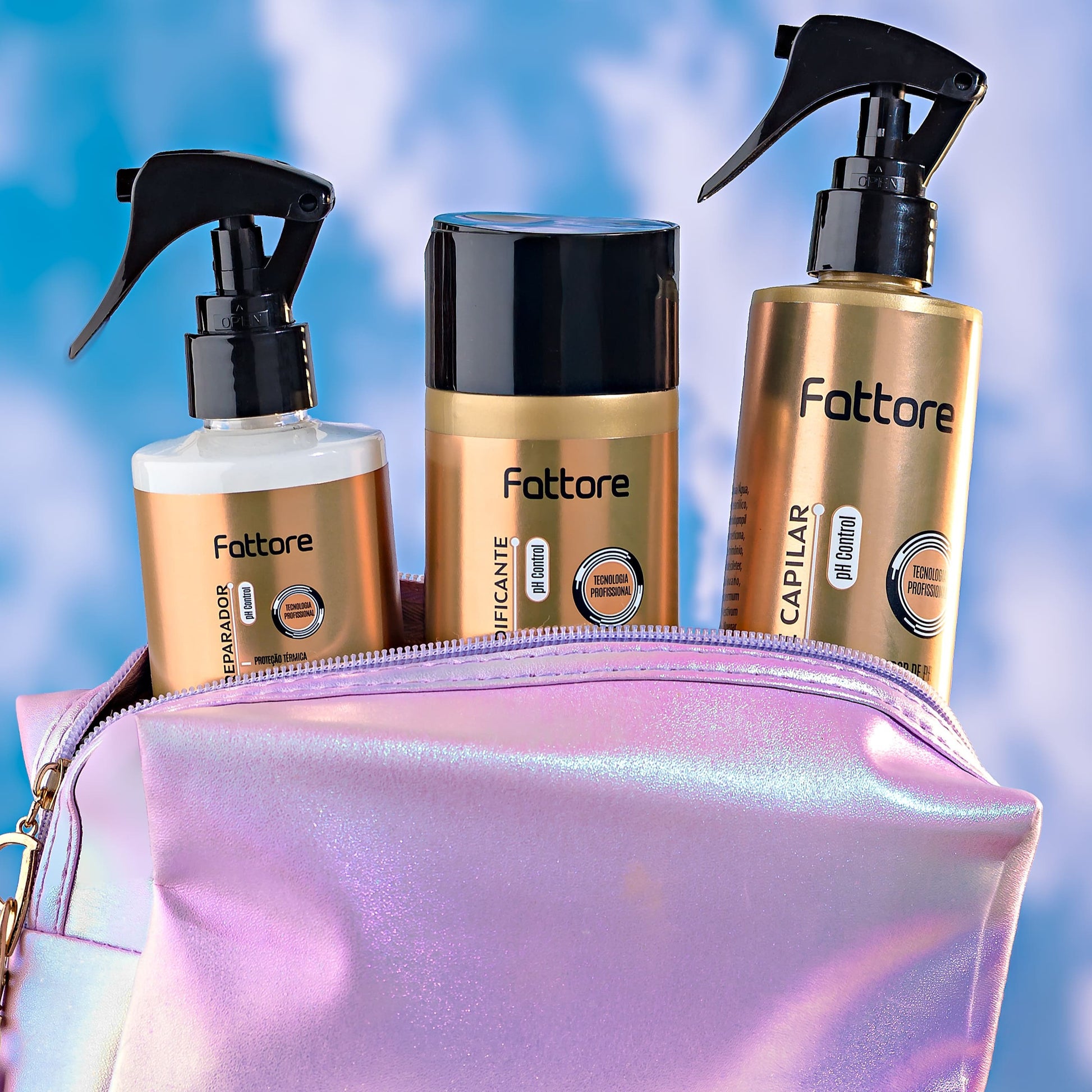 Fattore Fluido Reparador 200ml – Regulador de pH com Proteção Térmica