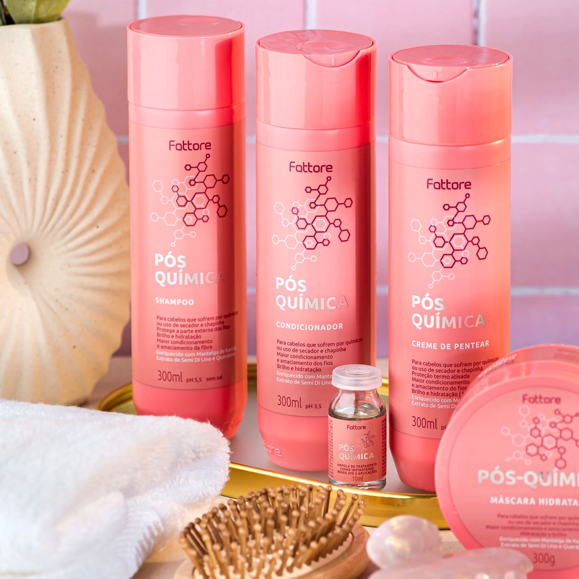 Fattore Condicionador Pós-Química 300ml – Condicionamento e Maciez