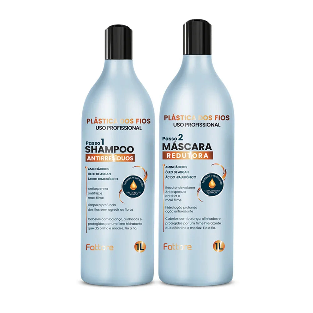 Kit Plástica Redutora dos fios 1L