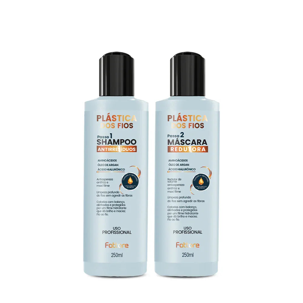 Kit Plástica Redutora dos fios 250 ml