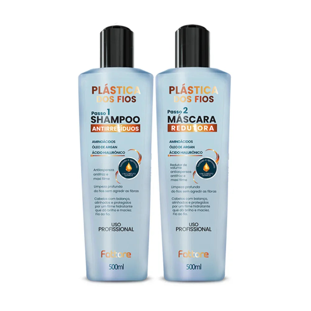 Kit Plástica Redutora dos fios 500ml