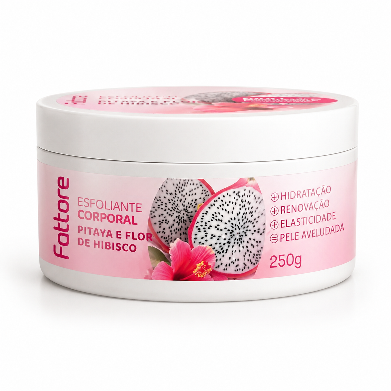 Esfoliante Corporal Pitaya e Flor de Hibisco – Esfoliação, Hidratação e Maciez Profunda