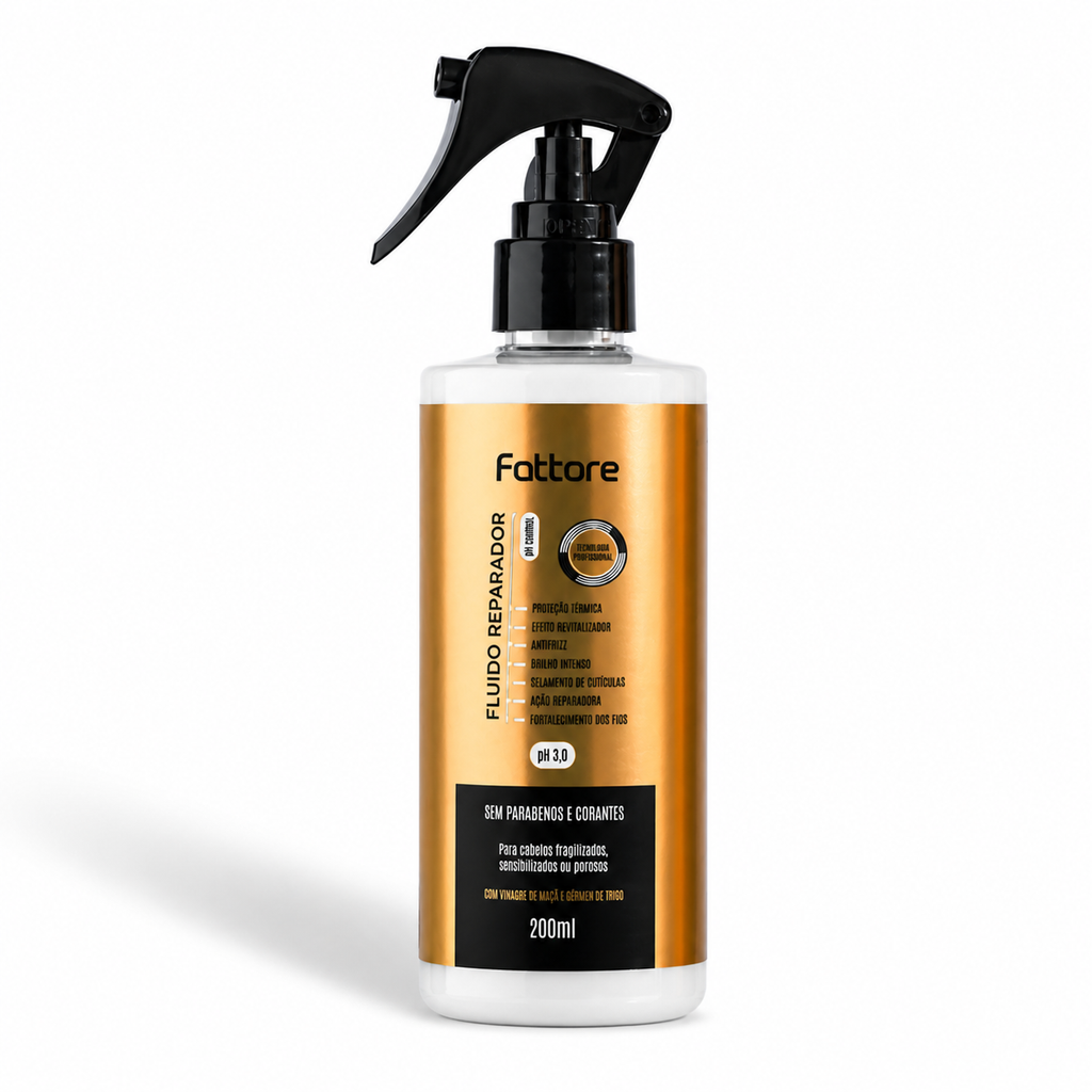 Fattore Fluido Reparador 200ml – Regulador de pH com Proteção Térmica