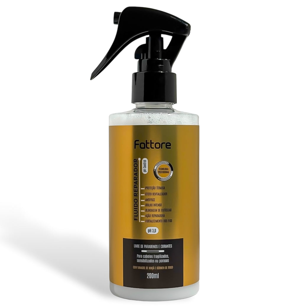 Fattore Fluido Reparador 200ml – Regulador de pH com Proteção Térmica