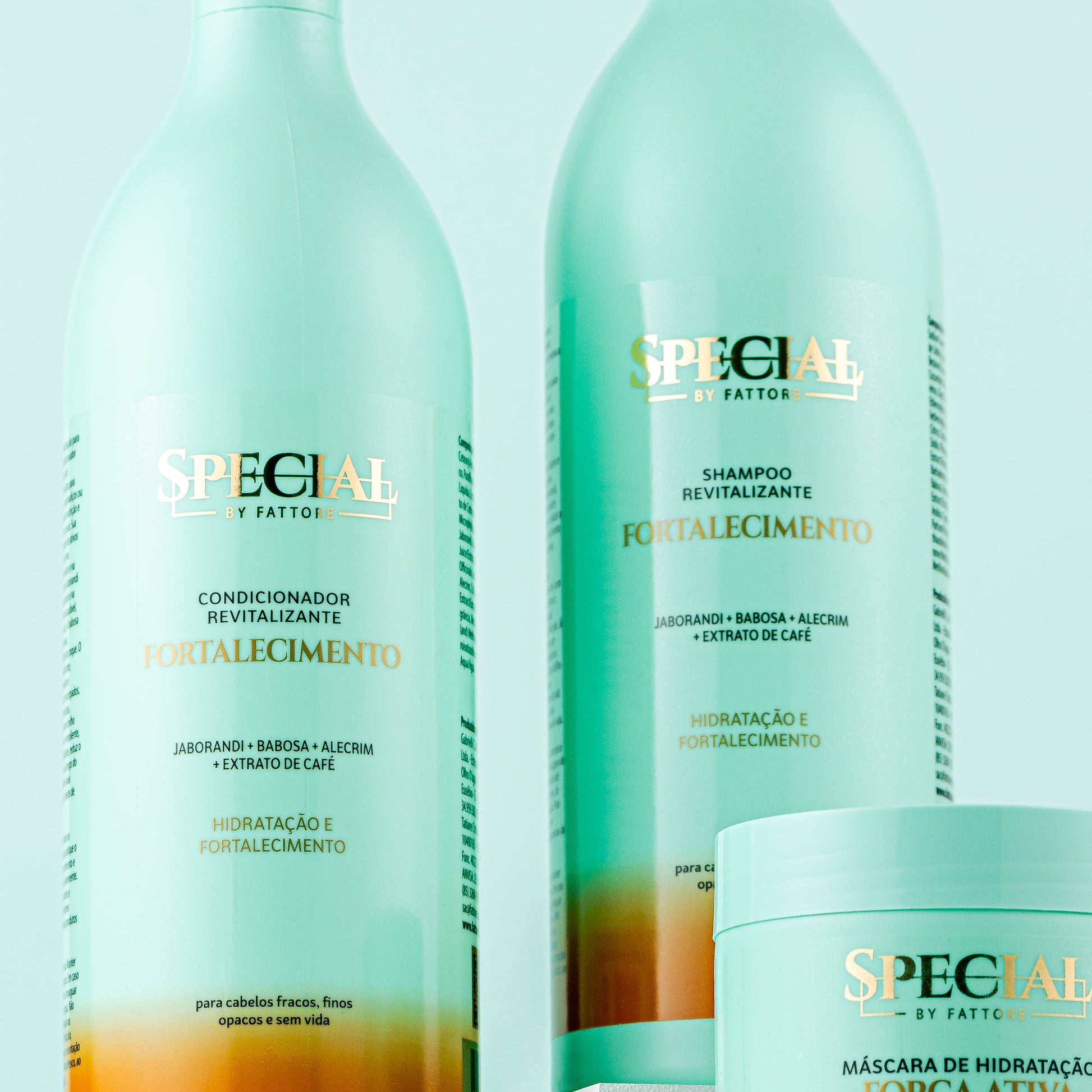 Kit Fortalecimento Shampoo e Condicionador 1L Special By Fattore