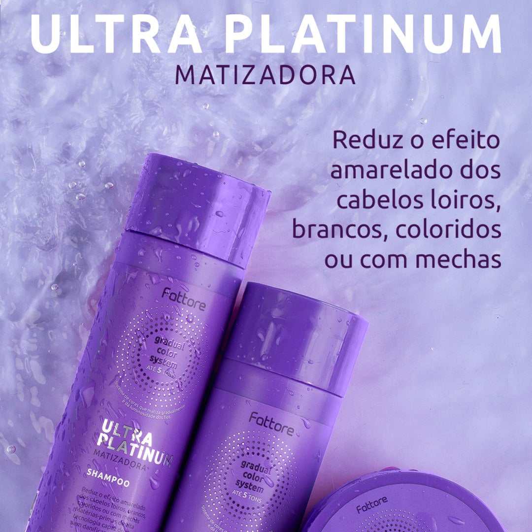 Fattore Condicionador Matizador Ultra Platinum – 300ml – Fattore