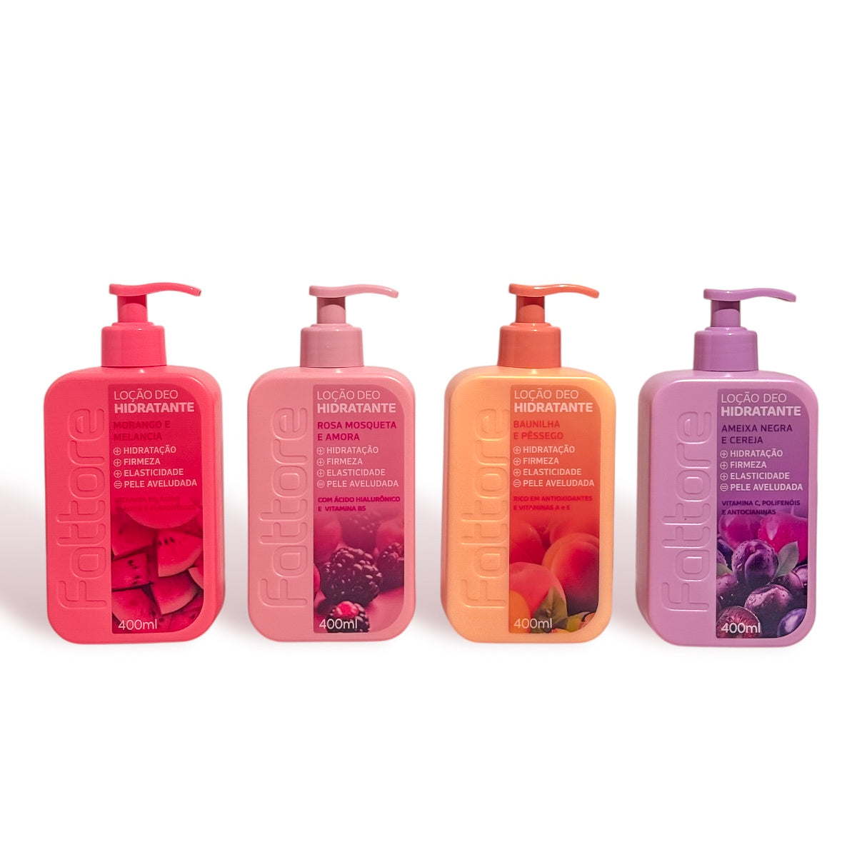 Fattore Kit Hidratante Corporal – Hidrata, Protege e Perfuma (4 Itens)