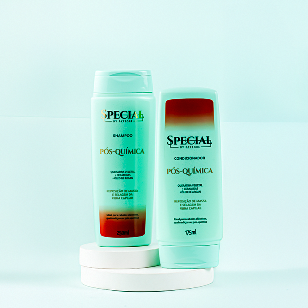 Kit Pós Química Special By Fattore Shampoo 250ml + Condicionador 175ml