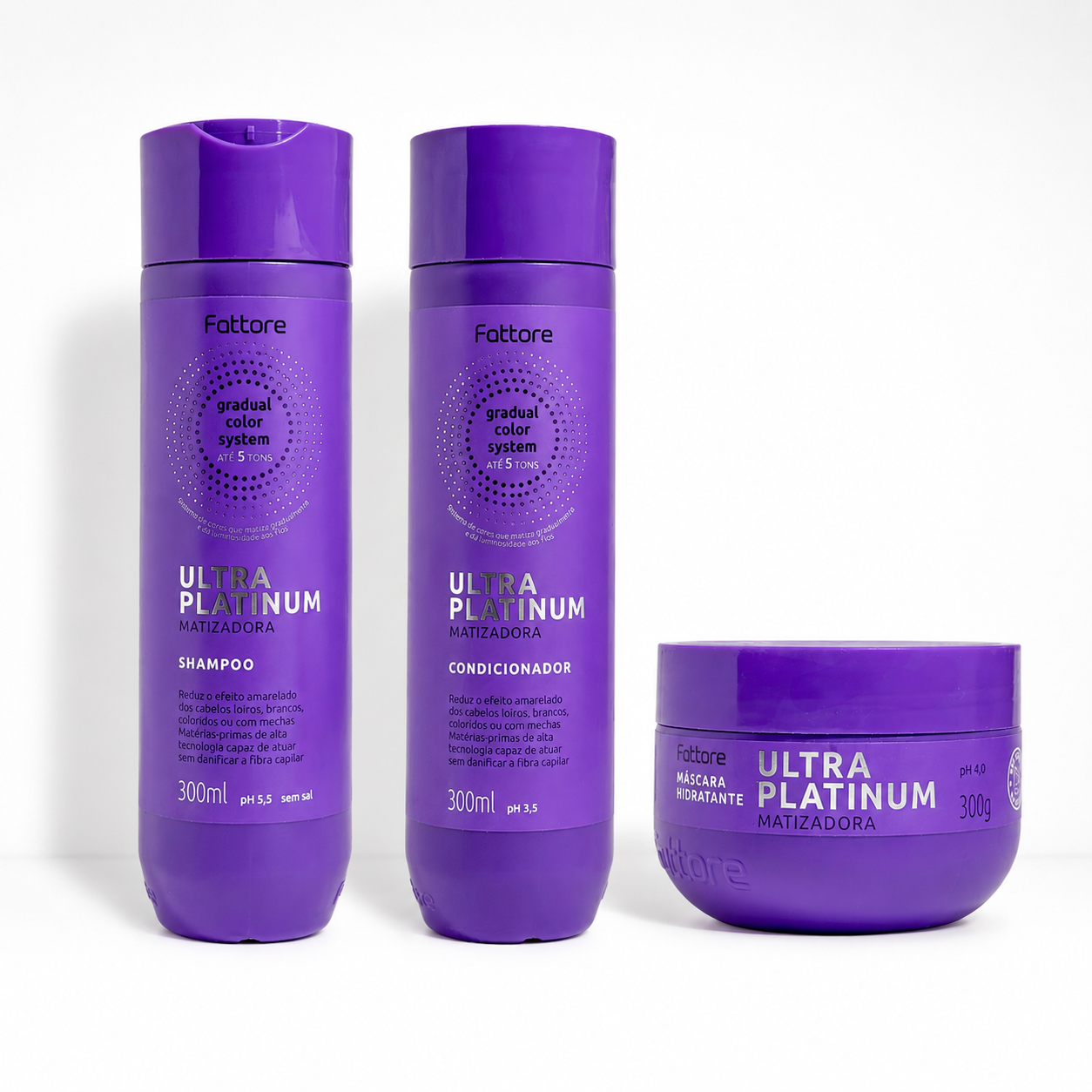 Kit Ultra Platinum Matizador - Solução Completa (3 itens)