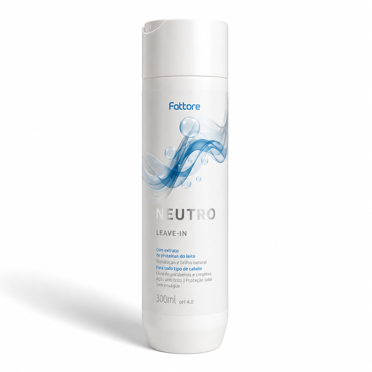 Fattore Leave-in Neutro 300ml – Hidratante com Proteção UV