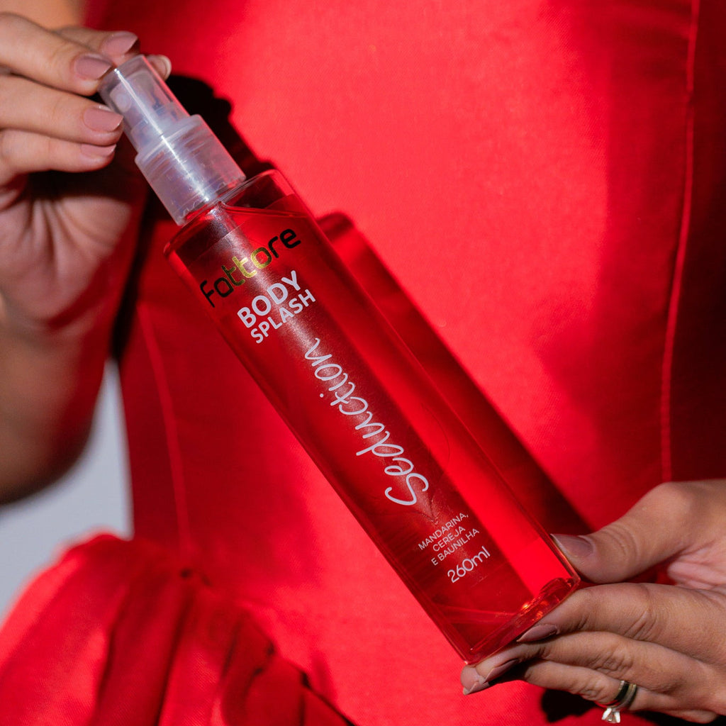 Fattore Body Splash Seduction 260ml – Fragrância Envolvente