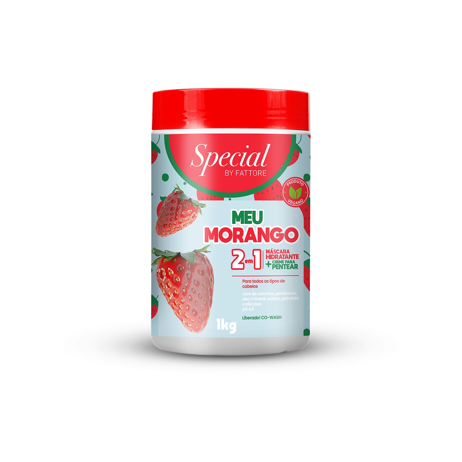Máscara 2 em 1 Meu Morango Special By Fattore
