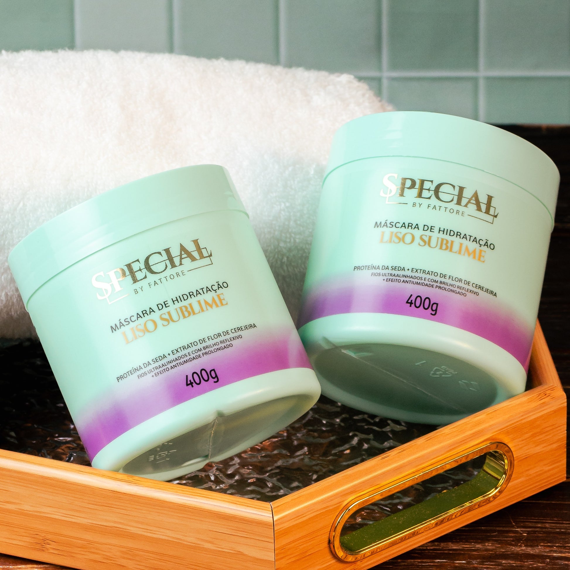 Kit Liso Perfeito Shampoo e Condicionador 1L + Máscara 400g - Special By Fattore