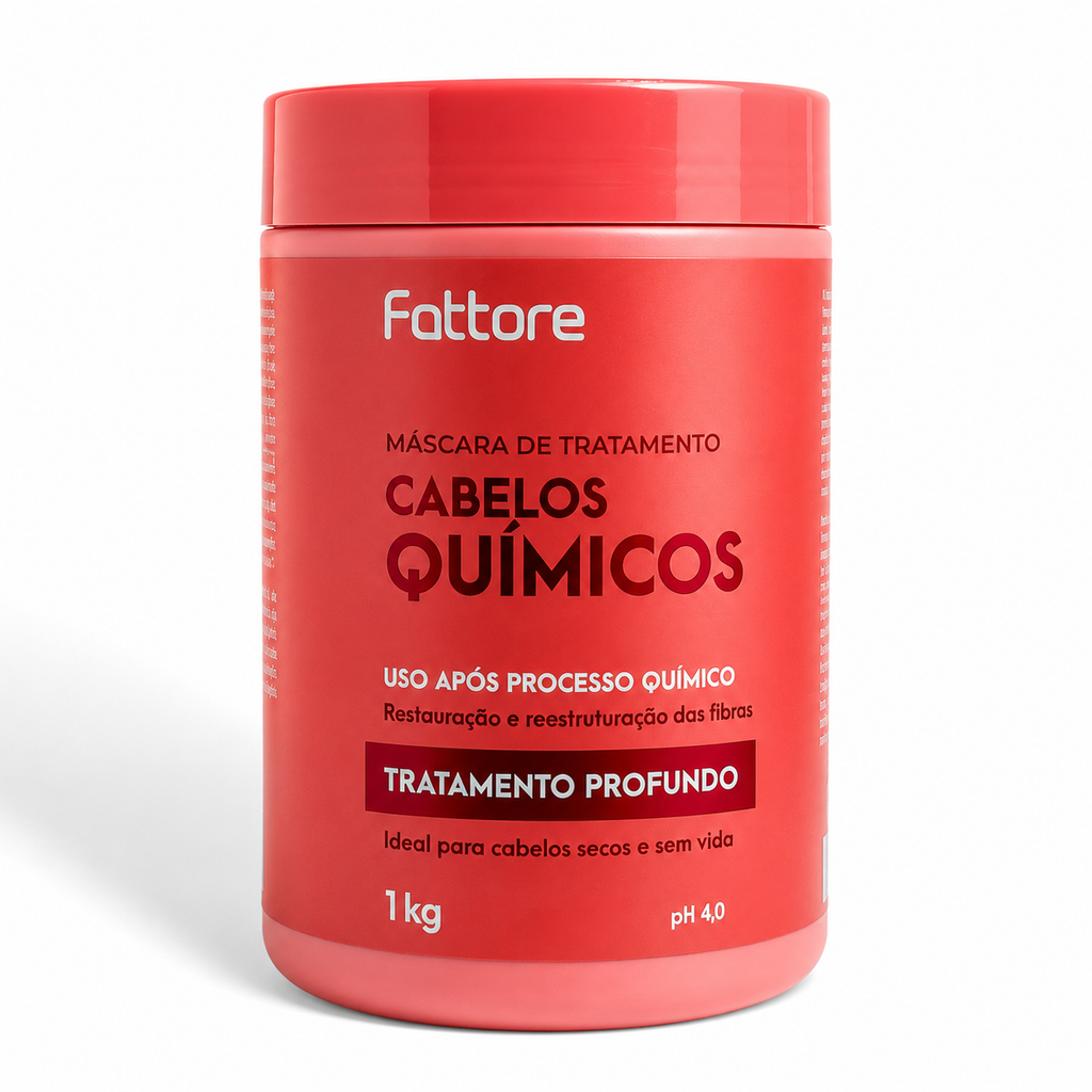 Fattore Máscara de Tratamento Pós Química 1KG – Reparação e Força