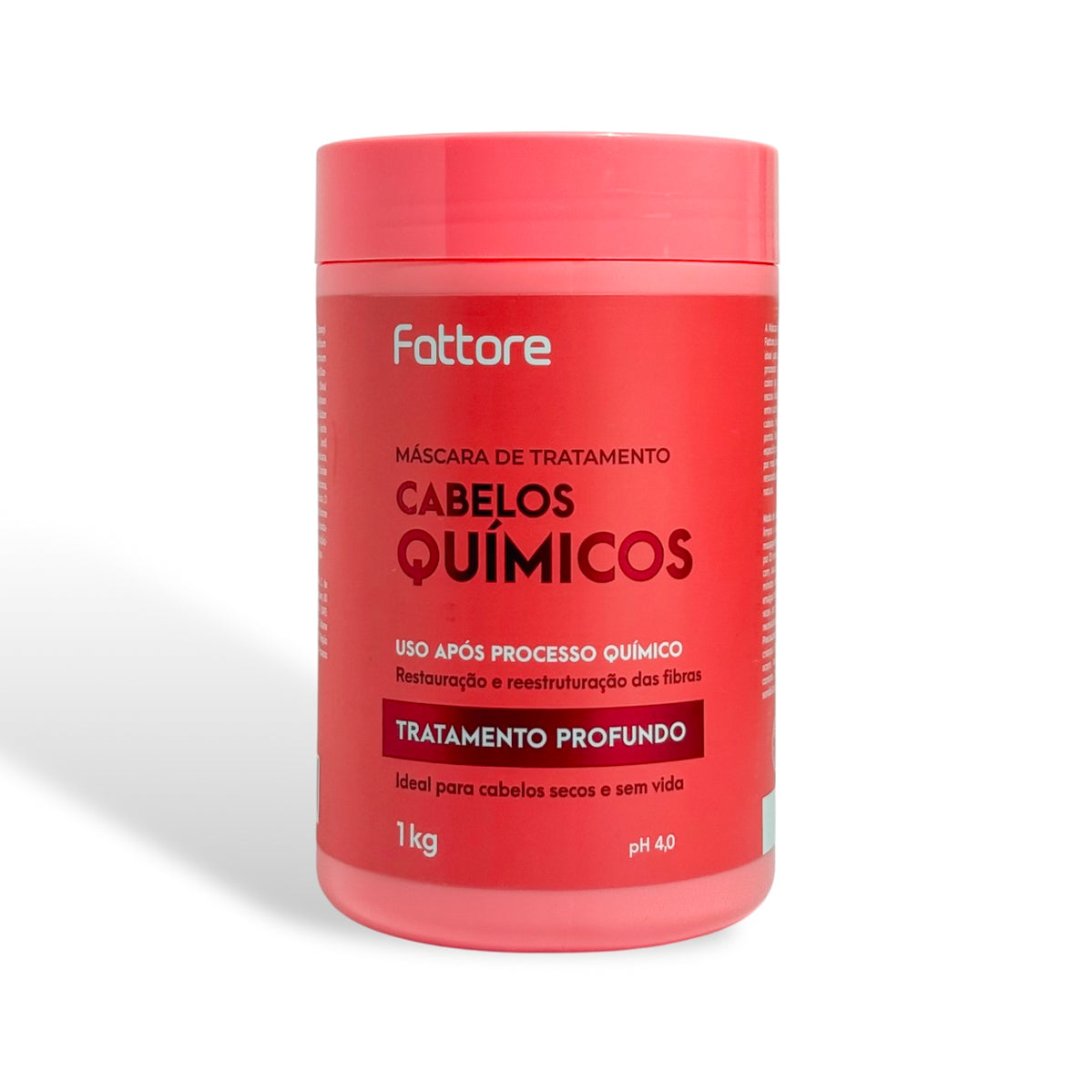 Fattore Máscara de Tratamento Pós Química 1KG – Reparação e Força