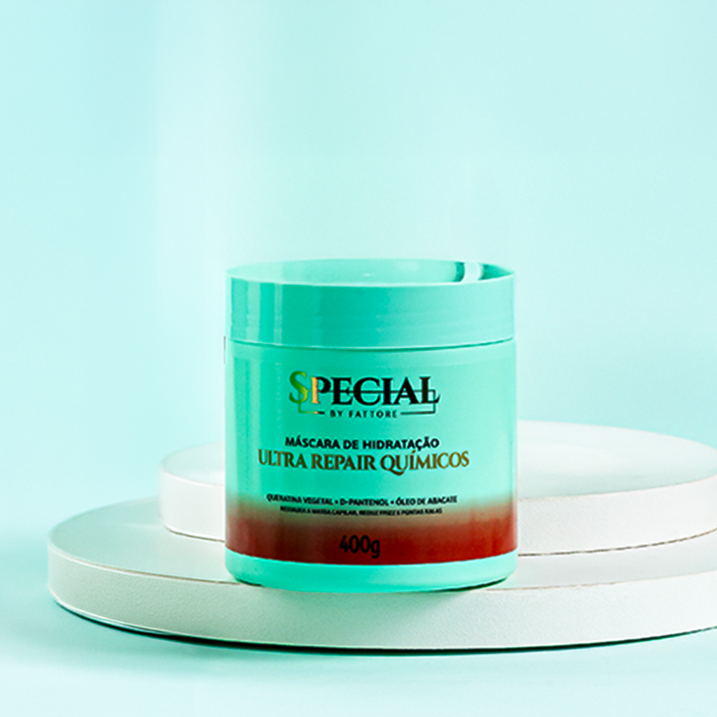 Kit Completo Pós Química - Shampoo + Condicionador + Máscara Special By Fattore
