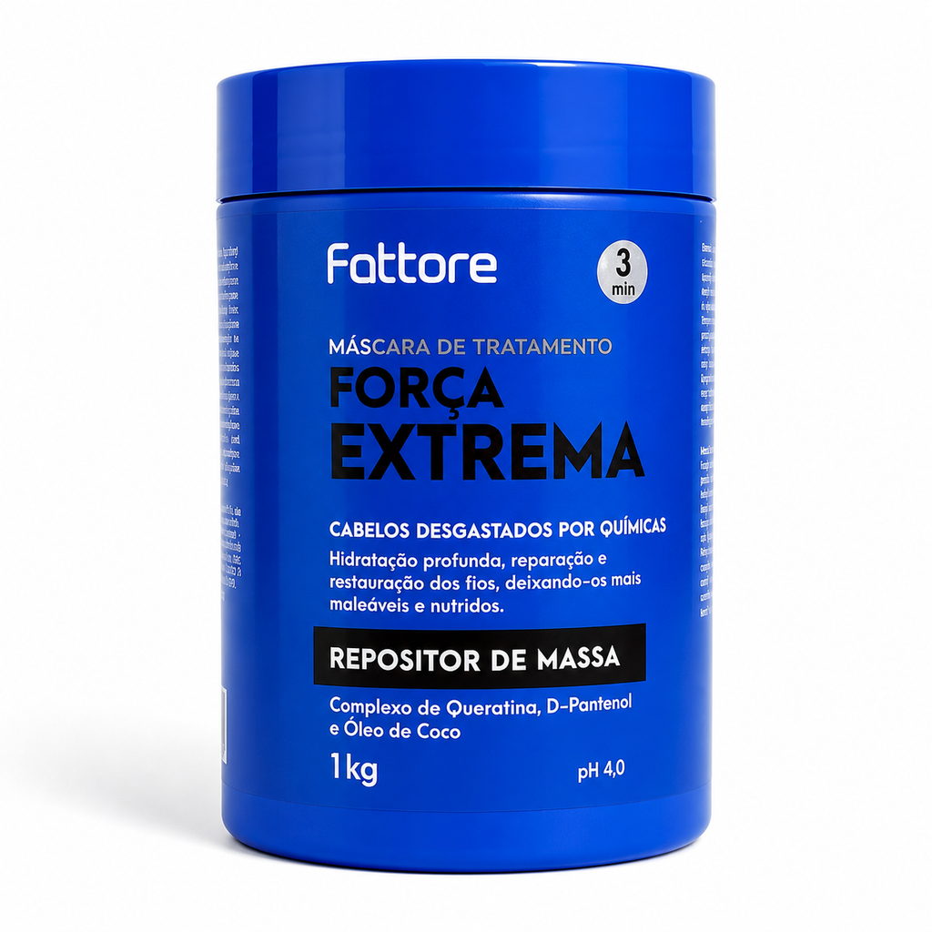 Fattore Máscara Repositora de Massa 1KG – Força Extrema e Anti-Quebra