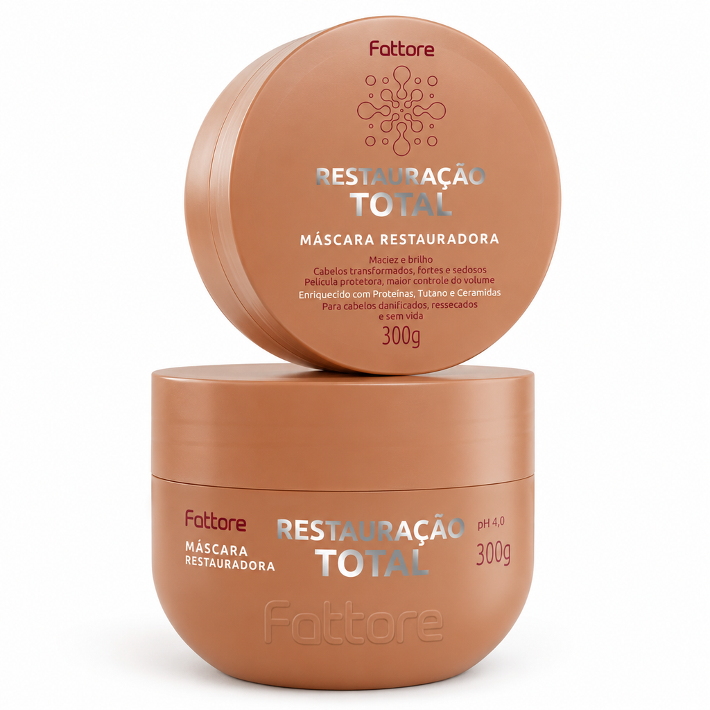 Fattore Máscara Restauração Total 300g – Reparação Profunda