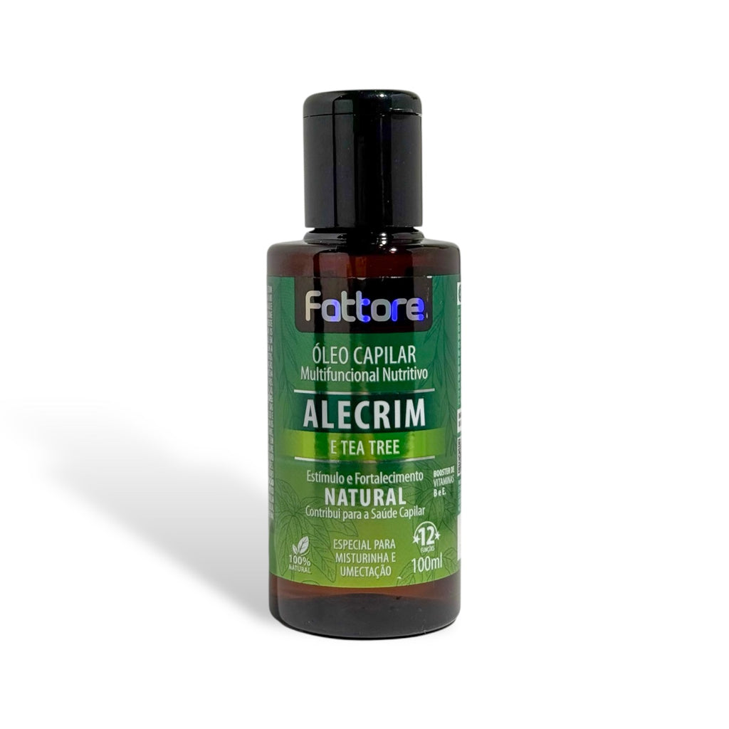 Fattore Óleo Capilar Alecrim e Tea Tree 100ml – Multifuncional Nutritivo