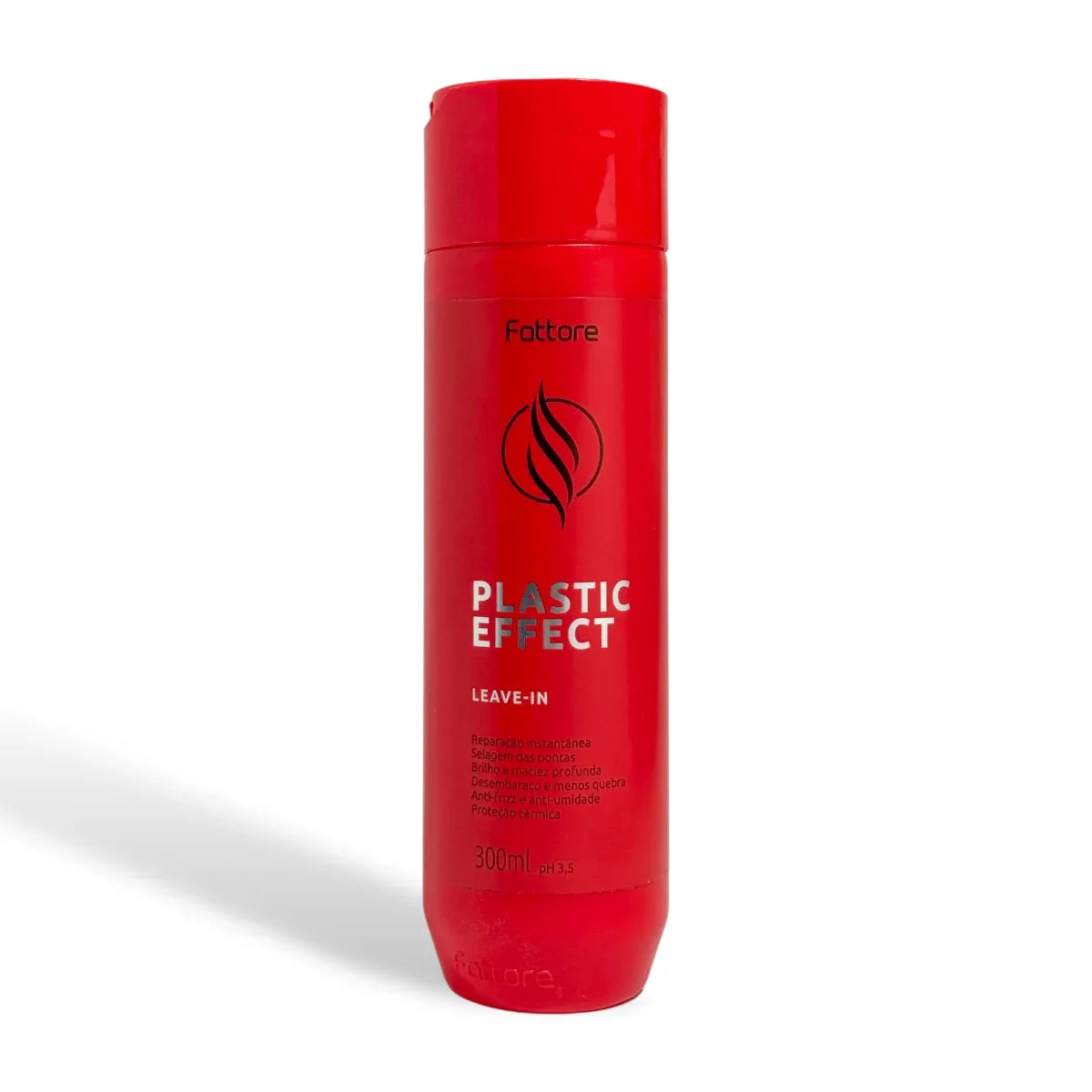 Fattore Leave-in Plastic Effect 300ml – Proteção Térmica e Anti-Frizz
