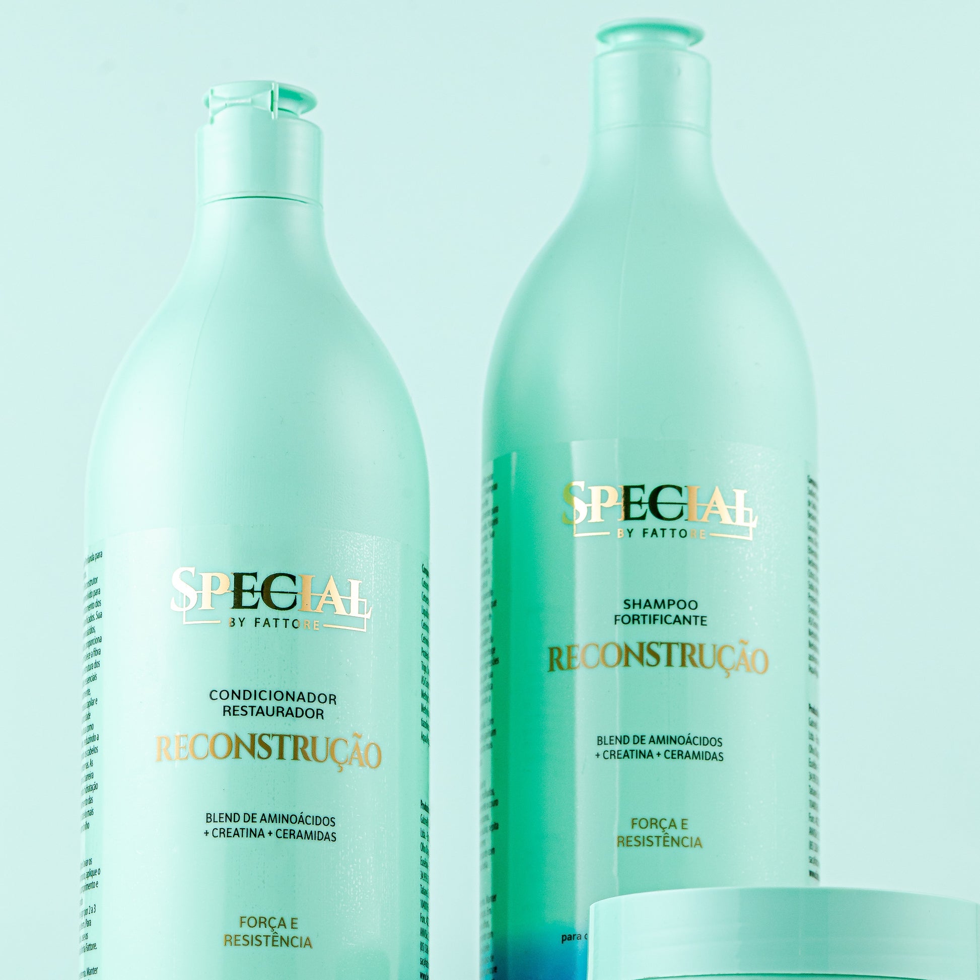Kit Reconstrução Shampoo e Condicionador 1L + Máscara 400g - Special By Fattore
